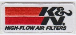 K&N High Flow Air Filters stoffen opstrijk patch