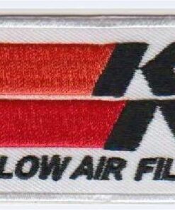 K&N High Flow Air Filters stoffen opstrijk patch