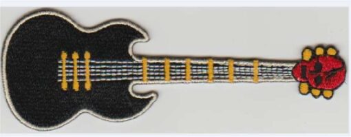 Guitare Applique Fer Sur Patch