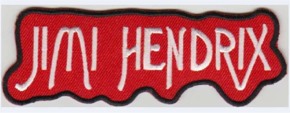 Jimi Hendrix stoffen opstrijk patch