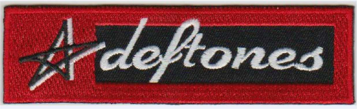 Deftones stoffen opstrijk patch