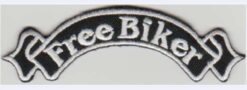 Free Biker stoffen Opstrijk patch
