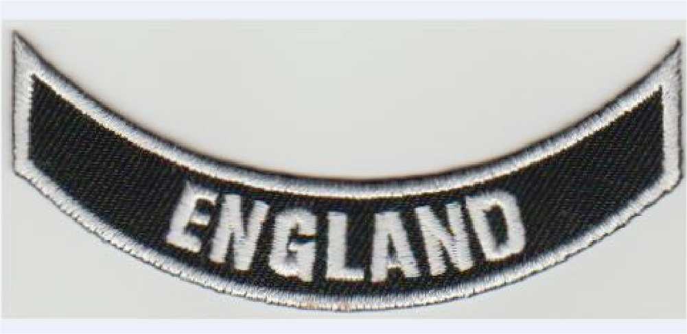 England-Applikation zum Aufbügeln