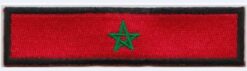 Aufnäher mit marokkanischer Flagge zum Aufbügeln