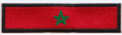 Marokkaanse Vlag stoffen opstrijk patch