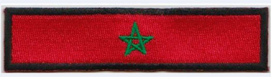Drapeau Marocain Applique Fer Sur Patch