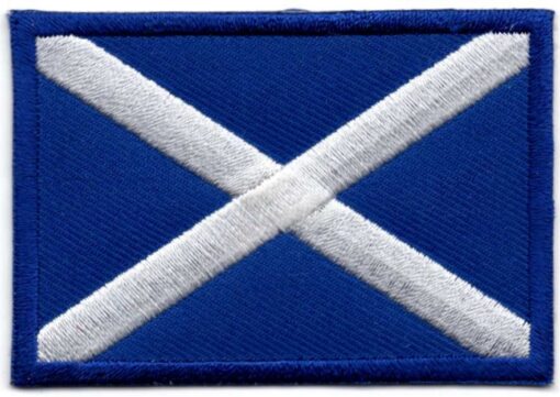 Schotland vlag stoffen opstrijk patch