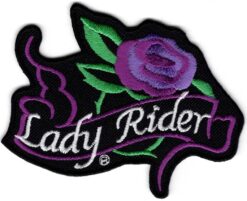 Lady Rider Applikation zum Aufbügeln
