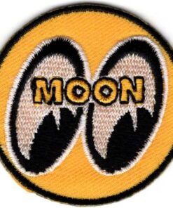 Patch thermocollant Moon Mooneyes appliqué