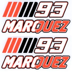 Ensemble d'autocollants Marc Marquez 93