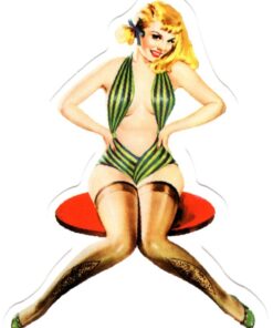 Sticker Pin Up Girl