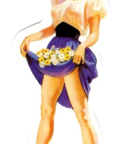 Pin-Up-Girl-Aufkleber