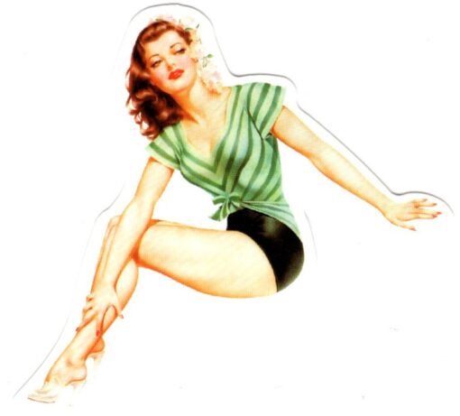 Pin Up Girl sticker