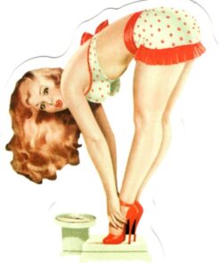 Sticker Pin Up Girl