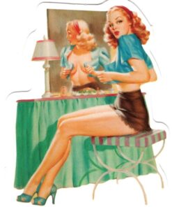 Sticker Pin Up Girl