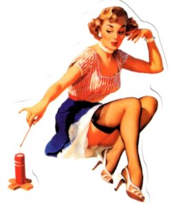 Pin Up Girl sticker