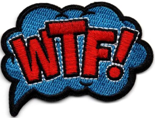 WTF ! patch thermocollant en tissu
