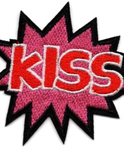 Kiss stoffen opstrijk patch