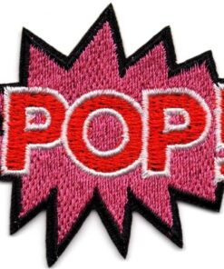 Pop! stoffen opstrijk patch