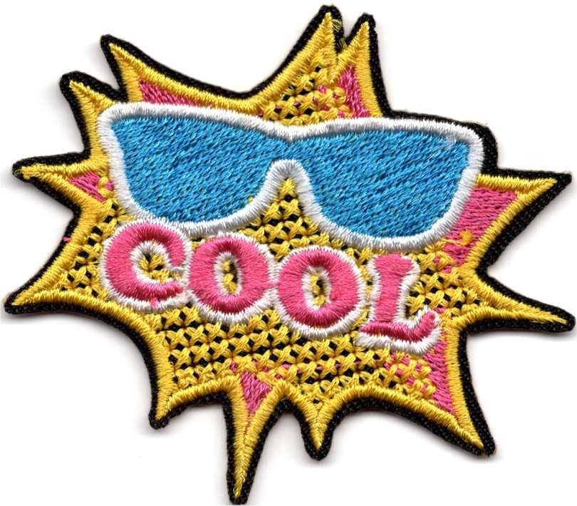 Cooler Applikations-Aufnäher zum Aufbügeln
