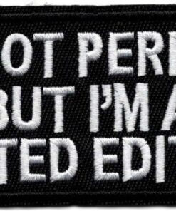 I'm not perfect.. stoffen opstrijk patch