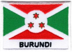 Burundi stoffen opstrijk patch