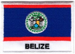 Belize stoffen opstrijk patch