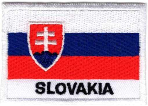 Aufnäher zum Aufbügeln mit Slowakei-Applikation