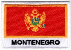 Montenegro stoffen opstrijk patch