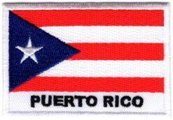 Puerto Rico Applikation zum Aufbügeln