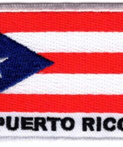 Puerto Rico stoffen opstrijk patch