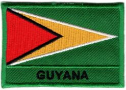 Guyana stoffen opstrijk patch