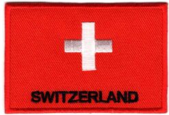 Zwitserland stoffen opstrijk patch