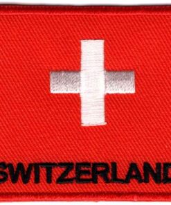 Zwitserland stoffen opstrijk patch