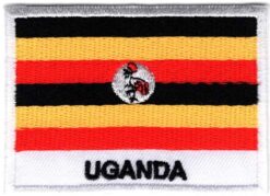Uganda stoffen opstrijk patch