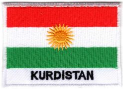 Koerdistan stoffen opstrijk patch