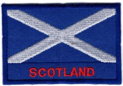 Schotland stoffen opstrijk patch