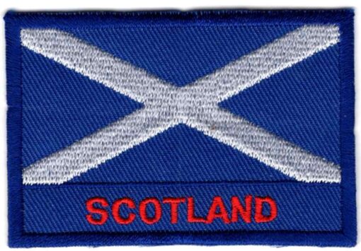 Schottland Applikation zum Aufbügeln