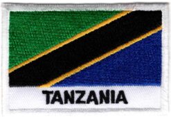 Tanzania stoffen opstrijk patch