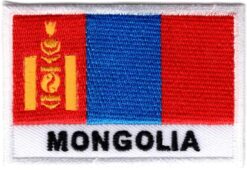 Mongolië stoffen opstrijk patch