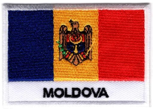 Moldavië stoffen opstrijk patch