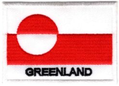 Groenland stoffen opstrijk patch