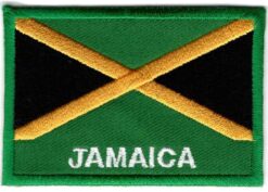 Jamaica stoffen opstrijk patch