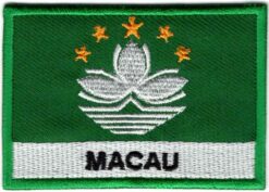 Macau stoffen opstrijk patch