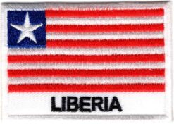 Liberia stoffen opstrijk patch