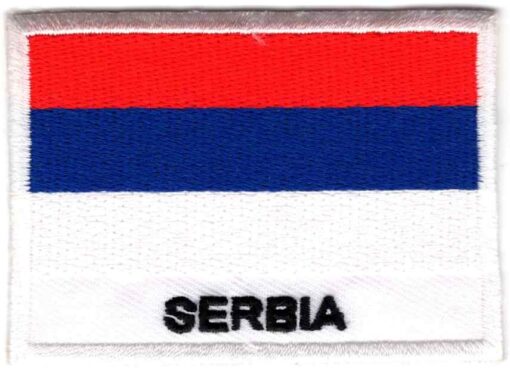 Servië stoffen opstrijk patch