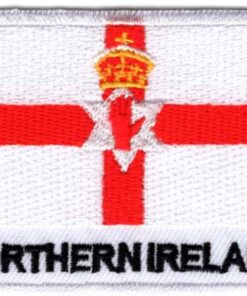 Noord-Ierland stoffen opstrijk patch