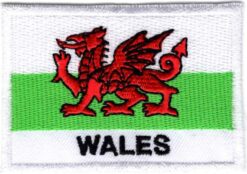 Wales-Applikation zum Aufbügeln
