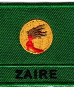 Zaïre stoffen opstrijk patch