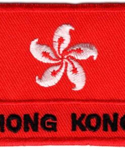 Hong Kong stoffen opstrijk patch